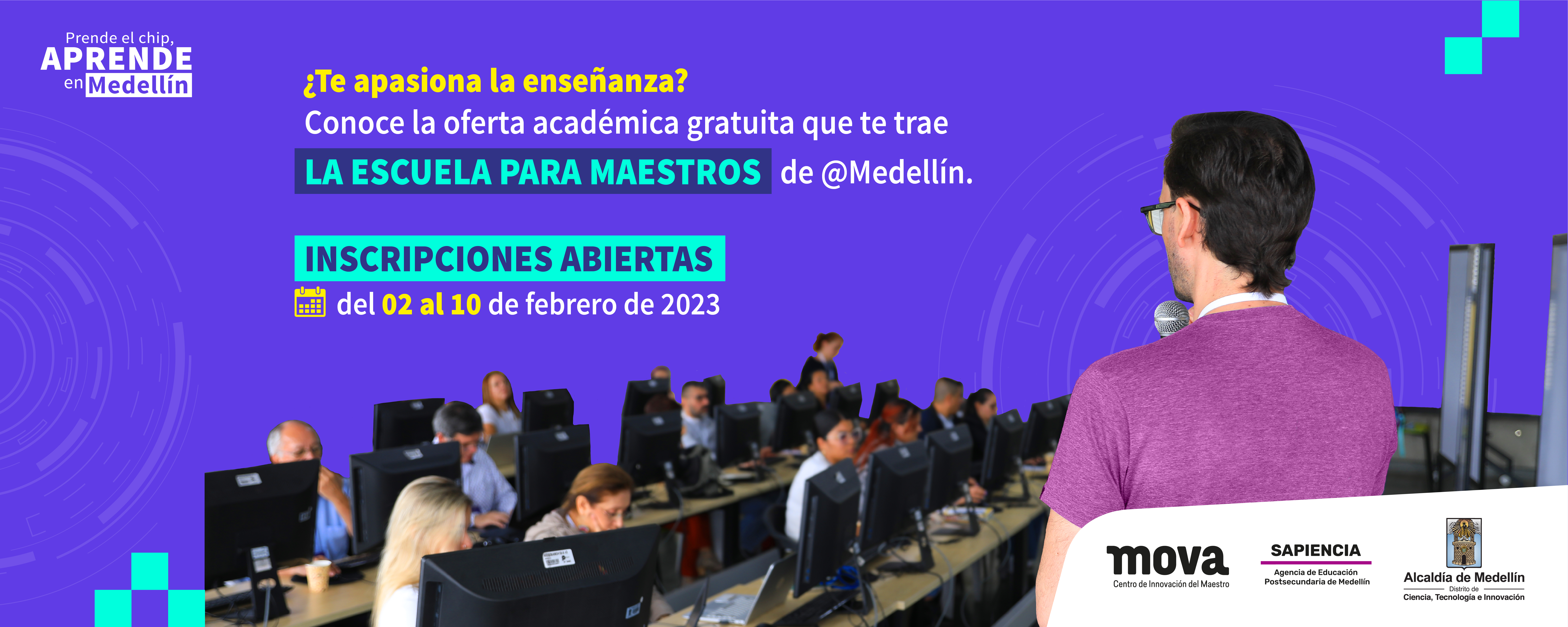 Cursos gratis convocatoria maestros @Medellín